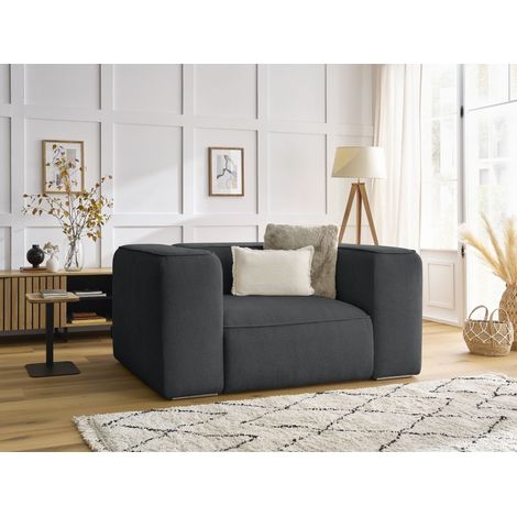 BOBOCHIC - Fauteuil ZEPHYR Gris foncé (1/5)