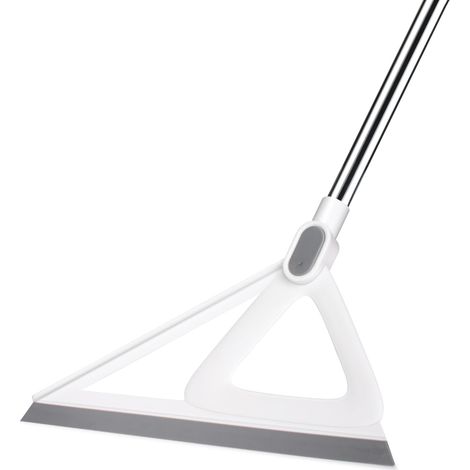 Balai magique multifonction en silicone pour intérieur, épilation d'animaux domestiques avec manche de long pour pièce humide, douche, salle de bain (1/5)