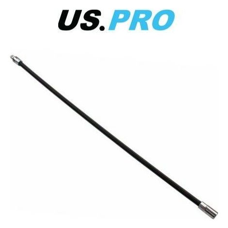 US PRO 1/4" Drive Flexible Socket Extension Bar Adapter 450MM 4145 (1/2)