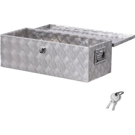 Boîte à outils pour camion en aluminium - 762x330 - 2x243 - 84 mm (1/5)