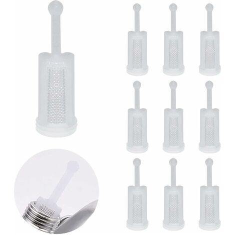 LaBlanc - 20 filtros de pintura, filtros de pulverización por gravedad, filtros para pistolas pulverizadoras, pistolas pulverizadoras desechables de alimentación por gravedad