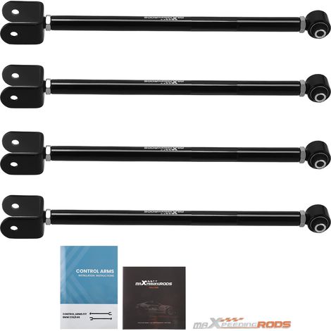 4Pcs Einstellbar Querlenker Querstrebe for BMW E36 E46 M3 Hinten Sturz Arm (1/5)
