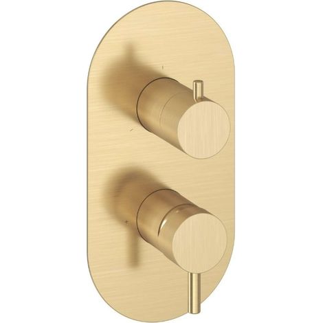 Ravak Espirit - Unterputz-Batterie, für 3 Verbraucher, gebürstetes Gold X070607 (1/3)