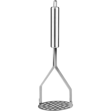 Aardappelstamper - Aardappelstamper van roestvrij staal - Groentestamper - Vaatwasserbestendig - Pour aardappelpuree, groenten en fruit (1/5)