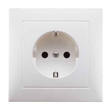 BERKER 47228989 STECKDOSE SCHUKO MIT ABDECKPLATTE BERKER S.1 POLARWEIß, GLÄNZEND