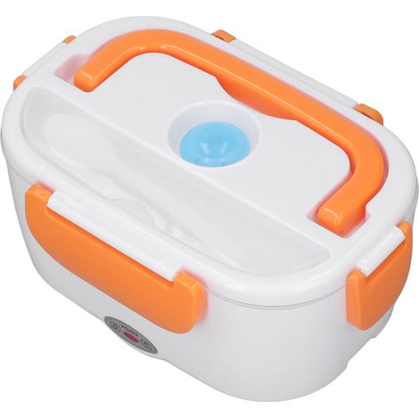 Boîte-repas électrique portable multifonction, chauffage rapide 100-240V, prise EU, design compact et léger pour déjeuners au bureau ou voyages. (1/5)