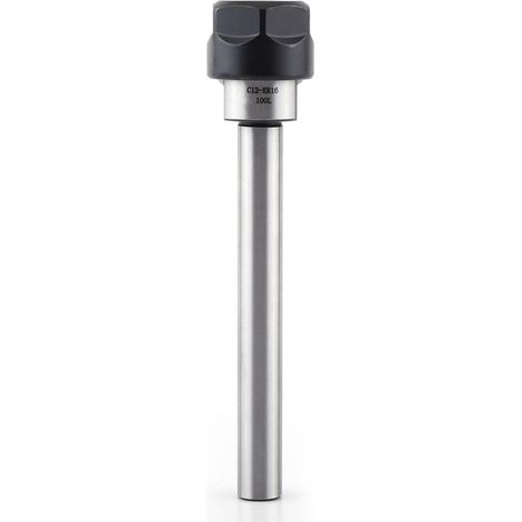 C12‑ER16‑100L Pince de serrage à tige droite, porte-mandrin, rallonge d'outil de fraisage CNC, tige de tour utile (1/5)