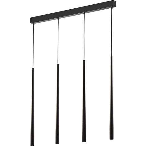 Lampada sospensione orno TABUNG 4P attacco G9 6W nero (1/3)