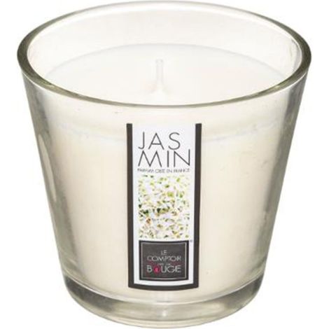 Bougie Parfumée en Verre "Nina" 190g Jasmin