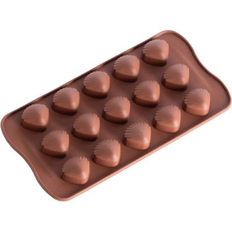 Schokoladenform – Lebensmittelechtes Silikon – Für Kuchen und Eiscreme – 15 Stück (1/5)