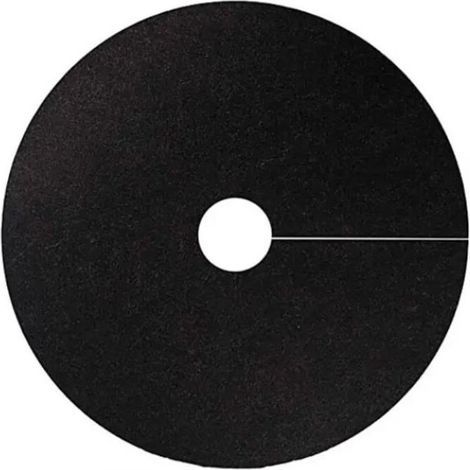 Feuille anti-mauvaises herbes de 91 cm (36 po), facile à installer, aspect paillis naturel, 1 paquet – Noir (1/2)