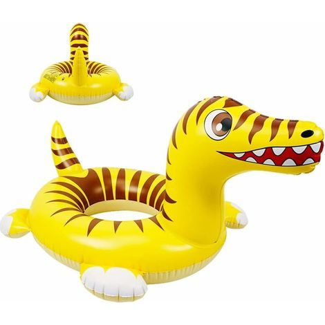 Bouée dinosaure gonflable pour enfants, anneau de natation flotteur – (1/5)