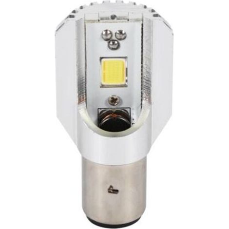 BA20D Motorrad-LED-Scheinwerferlampe Fern-/Abblendlicht COB-Licht Roller-Scheinwerferlampe (1/5)