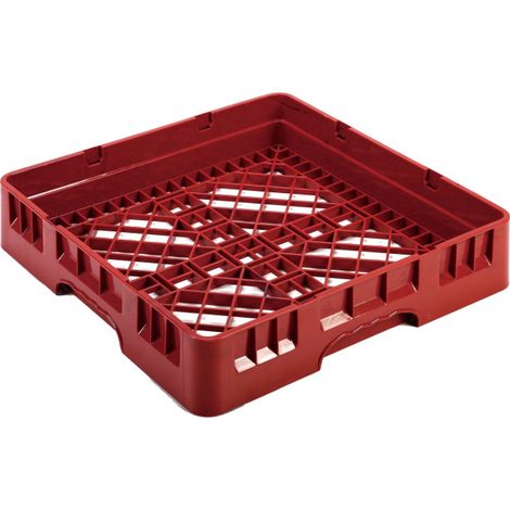 Base de rangement Amerbox - 500x500x(H)100 mm Hauteur max. du verre 70 mm - rouge - Finedine (1/3)