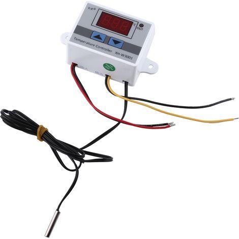 12V Hochpräzisions-Digital-Temperaturregler Intelligenter Reptilienthermostat mit Sonde (1/5)