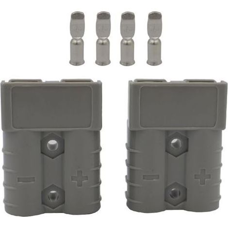 Connecteur Anderson pour Charger et alimenter Paire Mâle et Femelle AMH 50A 600V-AIMOONSA