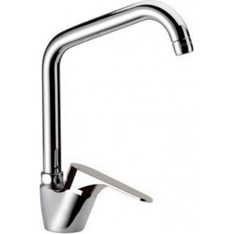 Miscelatore lavello con bocca alta a u girevole class line eco