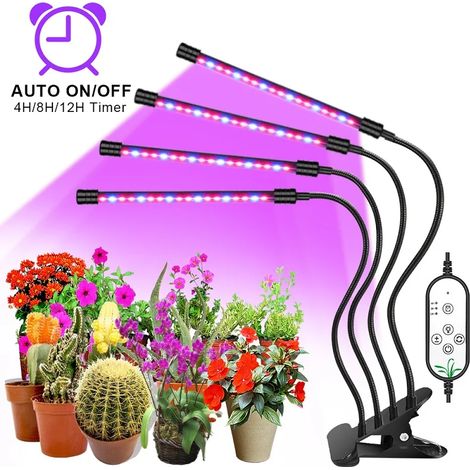 Lampe de culture LED 2/4 USB à spectre complet pour la croissance des plantes-AquaForge (1/5)