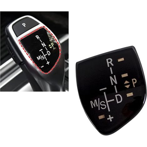 Autocollant pour pommeau de levier de vitesse LHD/RHD pour B-MW F20 F22 F30 F35 F32 F36 F10 F18 F07 F06 F01 F02 X3 X4 F25 F26 (B)