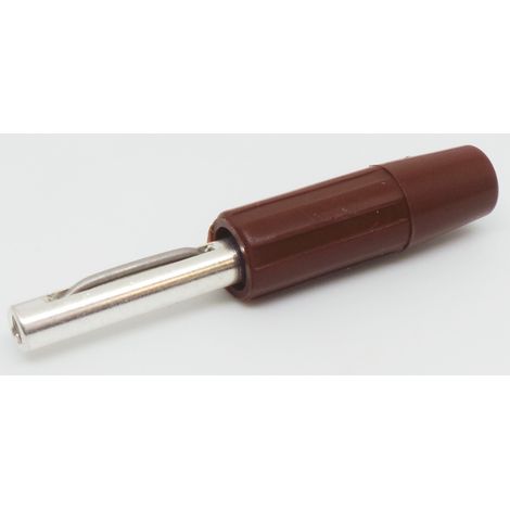 Fiche banane RS PRO Marron Mâle 10A 50V
