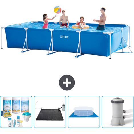 Intex Piscine Tubulaire Rectangulaire - 450x220x84 cm - 5-pièces S20846 (1/5)