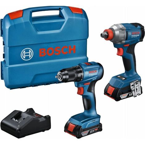 Bosch Kit Combo 18V Llave de Impacto y Taladro Atornillador (1/3)