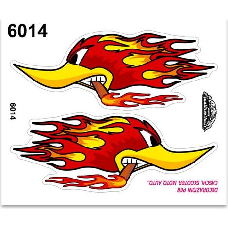 Adesivi Stickers Standard Picchio 10 x 12 cm (1/4)