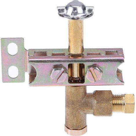 Support de brûleur pilote à flamme unidirectionnelle, compatible avec le gaz naturel ou le propane, 3 trous -- (1/5)