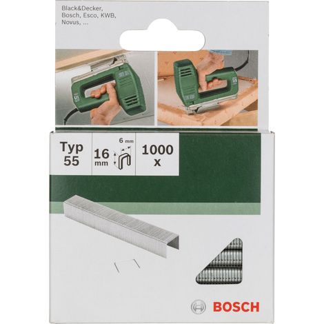 Bosch Tacker/pins/nails Narrow Crown Staple Type 55 2609255827
