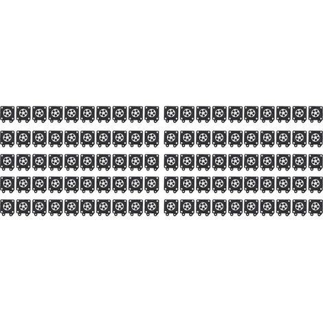 Lot de 100 membranes de carburateur pour tronçonneuse Zama 2500/3800/4500/5800. Accessoires inclus. (1/5)