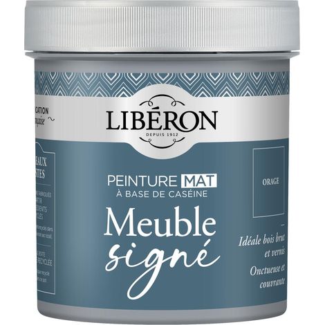 Peinture meuble à base de caséine LIBERON Orage mat 500 ML