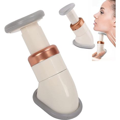 Système de massage pour le menton et le cou (1 pièce), appareil d'exercice pour le menton et le cou, éliminateur de double menton (1/5)