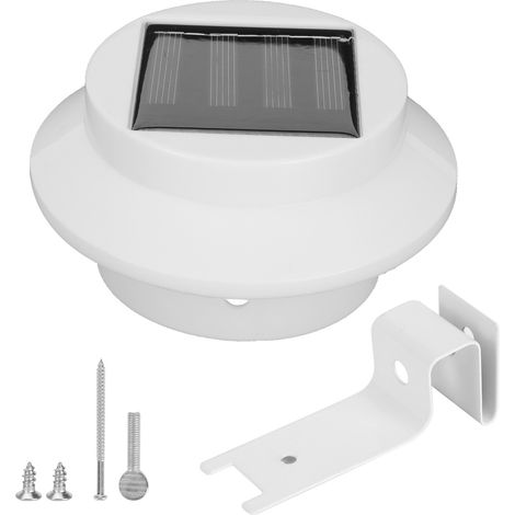 Luci solari per grondaie, luci solari ricaricabili, luce solare bianca per esterni per grondaie. (1/5)