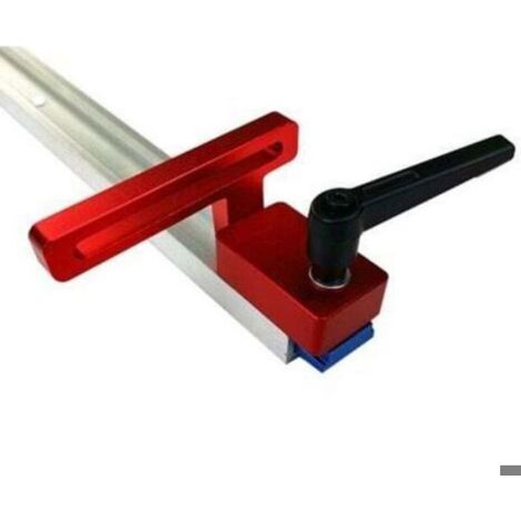 Butée De Rail T - Acier Allié - Pour Guide-Scie Sur Rail T - Travail Du Bois - 1 Pièce (1/5)