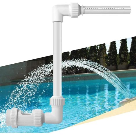 Fontaine de piscine avec cascade, cascade pour piscine hors sol, accessoires de piscine extérieure, robinet de fontaine, bassin 26 x 38 x 19 cm (1/5)