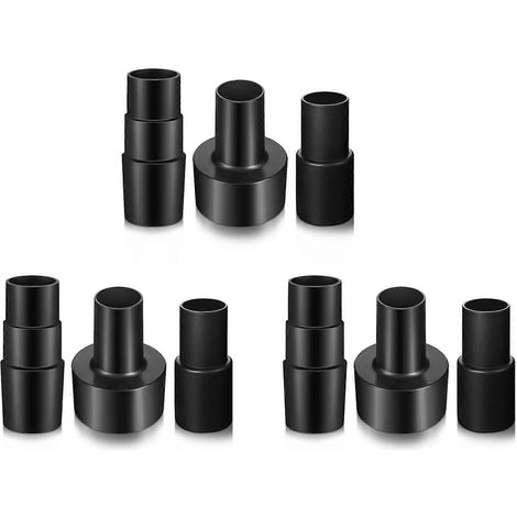 9 adaptateurs universels pour tuyau d'aspirateur, convertisseurs et réducteurs pour aspirateur eau et poussière. (1/5)