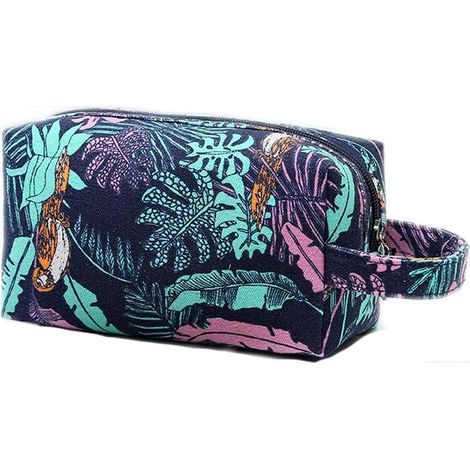 Trousse de maquillage de voyage pour femmes et filles (carré),