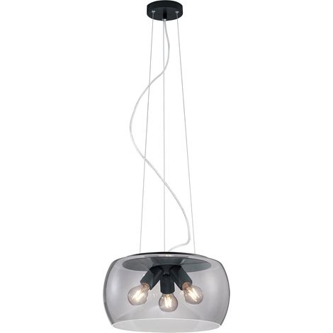 Lampada a Sospensione da Interno a LED in Metallo Antracite (1/2)