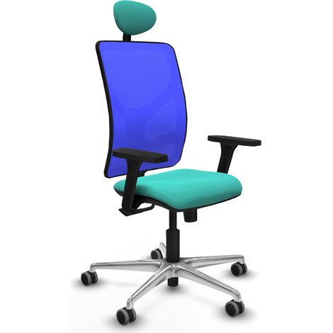 Chaise de bureau piqueras y crespo Motilla turquoise ergonomique (1/2)