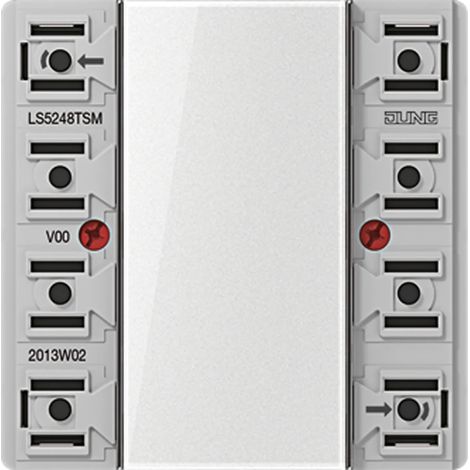 Jung Module de capteur-poussoir 24 V AC/DC, 20 mA, 4 canaux, 8 points de commutation, F50, Série LS LS 5248 TSM