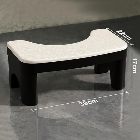 Tabouret de WC Physiologique, Marche Pied Toilette Dépoussiéré et antidérapant, Repose Pied Toilette Pliablepour Aider à soulager la Constipation Adulte et Enfant (1/4)