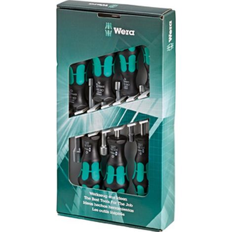 Wera 395  HO/7 SM  juego de destornilladores  de vaso -  029510