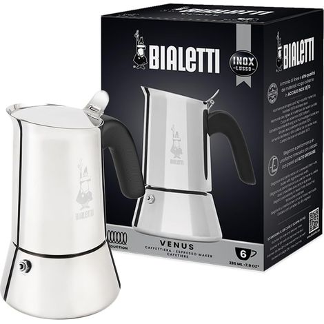 Caffettiera Venus 6 Tazze Adatta per Induzione Bialetti (1/5)