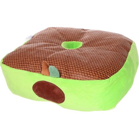 Coussin d'assise d'été couleur avocat pour chaise de bureau et voiture, coussin rond respirant pour tabouret, soutien coccyx (1/5)