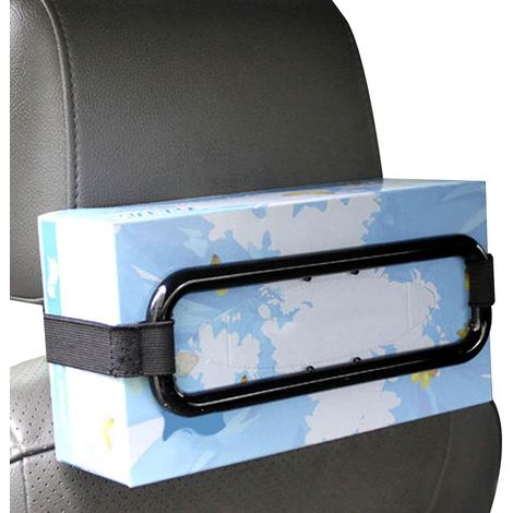 Distributeur de mouchoirs pour Voiture - Cadre en Tissu pour visière Support Universel de boîte de Serviette de Papier de Voiture, Support de boîte de Tissu de Pare- de, Organisateur d (1/5)