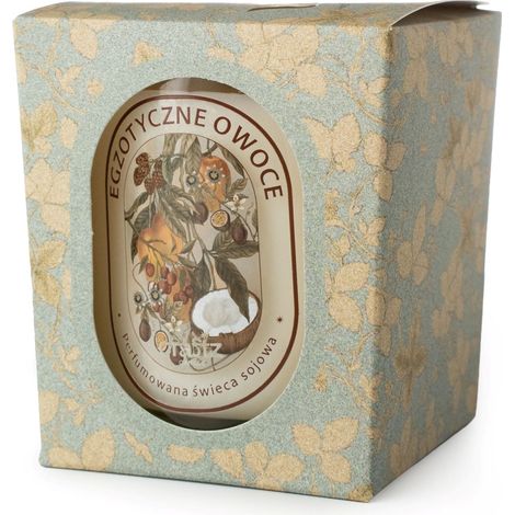 Duftkerze aus Sojawachs mit exotischem Früchteduft, 165 g