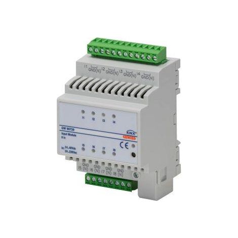 MODULE 8 ENTREES IN TENSION KNX DIN GEWISS GW90729