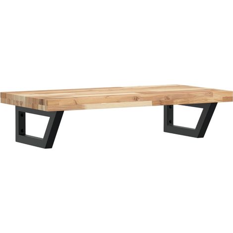 Maison Exclusive - Waschbeckenregal Wandmontage Stahl und Akazien