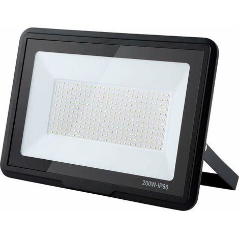Projecteur LED extérieur, 200 W, 20 000 lm, blanc froid 6 000 K, étanche IP66, idéal pour le jardin, le garage, la terrasse, la grange ou la cour. (1/5)