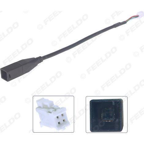 Kompatibel mit Navigationssystem-Upgrades in Toyota Camry, RAV4, Highlander, Mazda 2 und Forester Fahrzeugen, die 4-polige Anschlüsse verwenden, um das ursprüngliche USB-Kabel wiederherzustellen. (1/5)